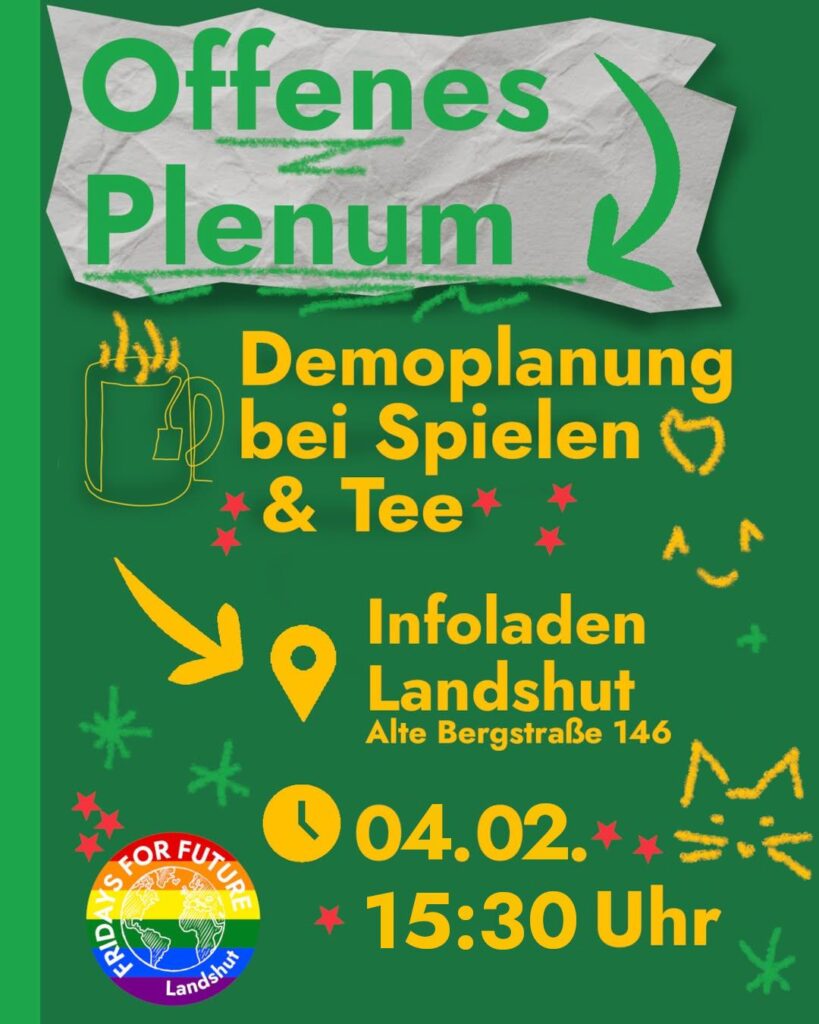 Sharepic für das offene Plenum am 04.02.26